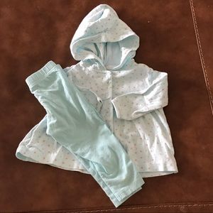 Hoodie and pant set. 9M